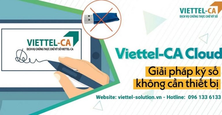 Chữ ký số viettel Cloud